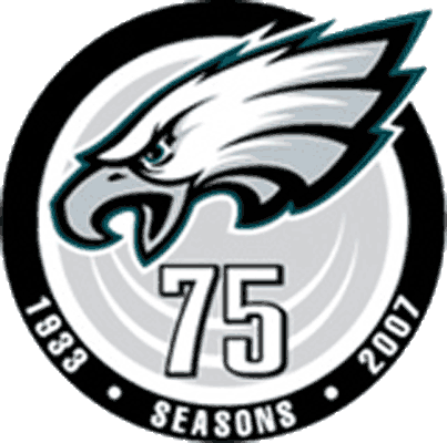 Philadelphia Eagles 2007 Anniversary Logo iron on paper